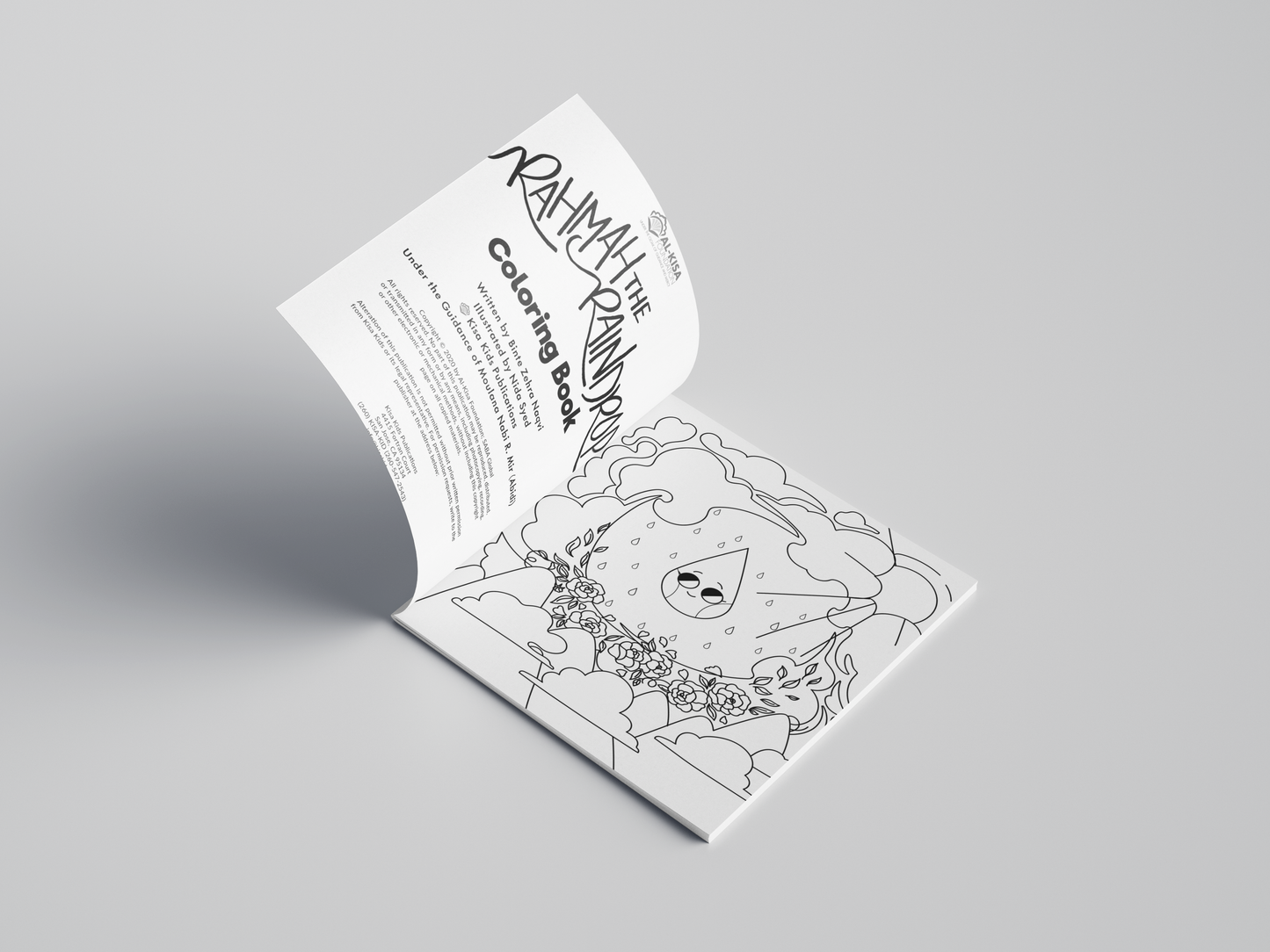 Rahmah the Raindrop | Coloring Book